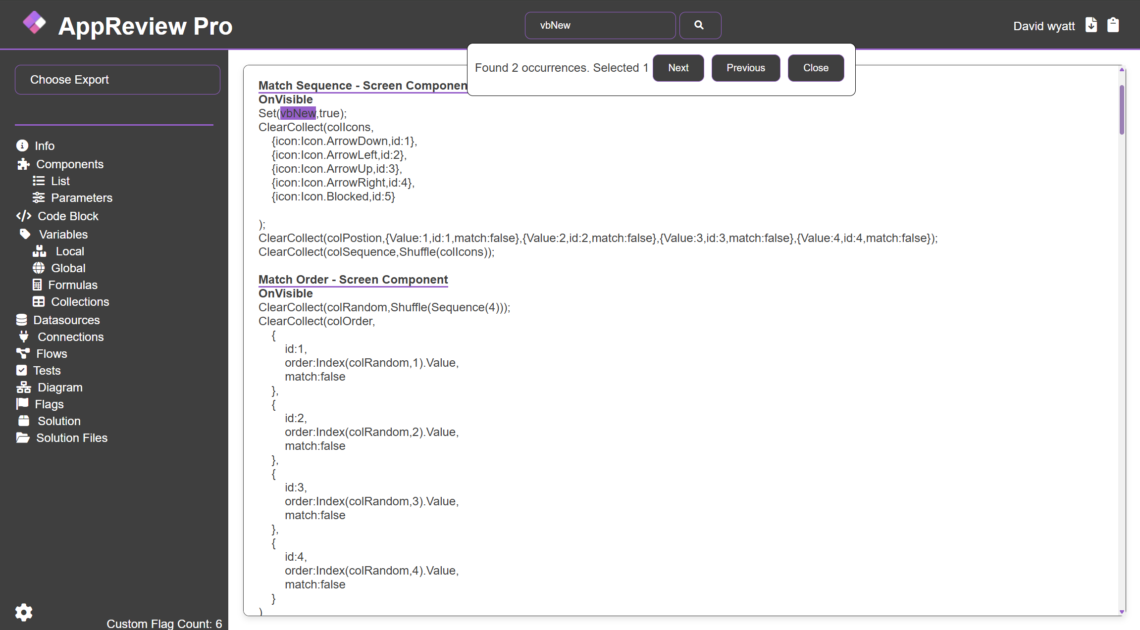 AppReview Dashboard Screenshot