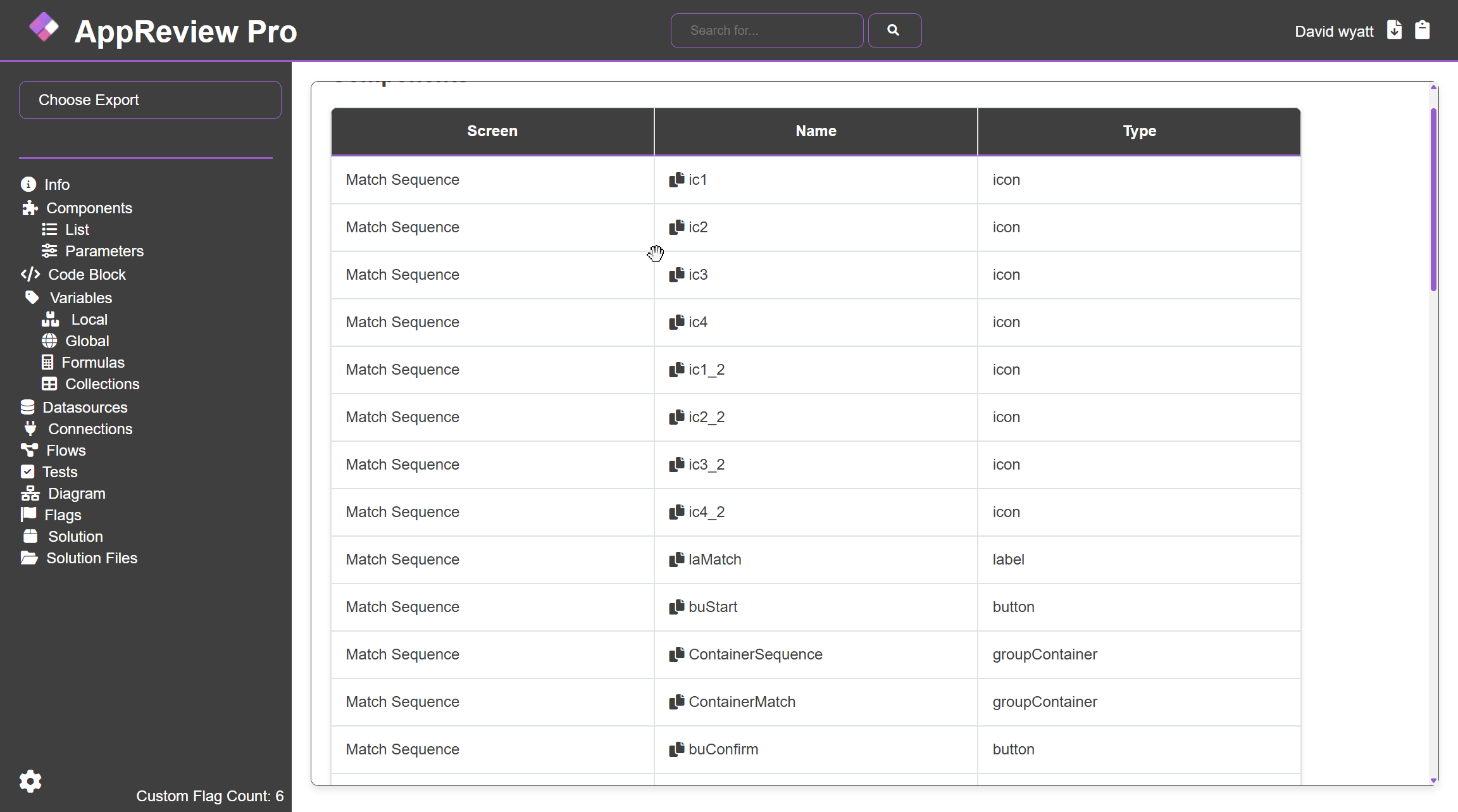 AppReview Dashboard Screenshot